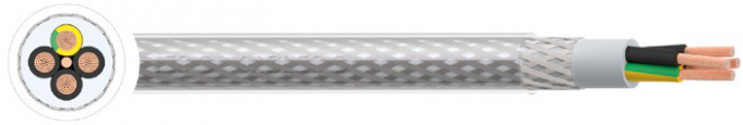 Do revestimento flexível do cabo de controle do PVC VDE0250 SY proteção eletromagnética para medir