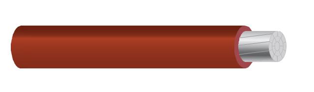 Tipo vermelho isolação do condutor 2000V 8030 do cabo da liga de alumínio do picovolt XLPE única