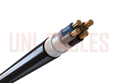 China Fundamento suave 25mm blindado do PVC dos fios de aço de cabo bonde do EN 60332 das BS fornecedor