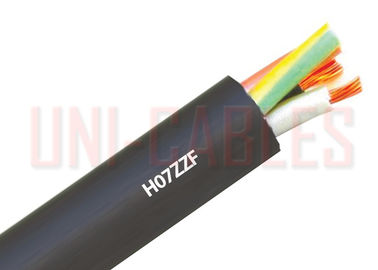 China H07ZZ flexível - cabo distribuidor de corrente de borracha do núcleo de F o multi, baixo halogênio preto do fumo livra o cabo fornecedor